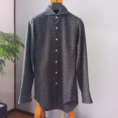 SIMPLICITÉ plus チェック柄ネル長袖シャツ