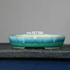 盆栽鉢 青磁鉢 山野草鉢 多肉植物 植木鉢 小品大品盆栽鉢 陶器鉢置物