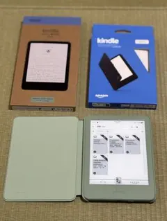 Kindle 2024年 16GB (マッチャ)&純正ファブリックカバー