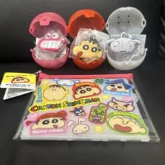 クレヨンしんちゃんミラーコレクション【3点セット】➕ミニフラットポーチ