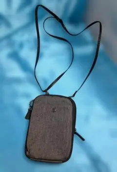 ショルダーポーチ ブラック スマホショルダー 黒 グレー