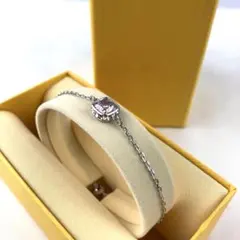 スワロフスキー ブレスレット スクエア ピンクストーン SWAROVSKI