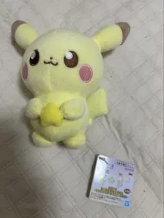 ポケピース ピカチュウ ぬいぐるみ タグ付き