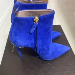 【未使用に近い】Gucci ブーツ　ブルー