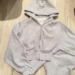 alexanderwang グレー パーカー スウェットパンツ セットアップ