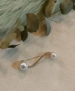 ブローチ パール 新品未使用 入学式 卒業式