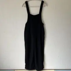 ブラックサロペット ストレートレッグ　Mサイズ