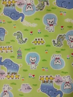 動物柄 綿プリント生地