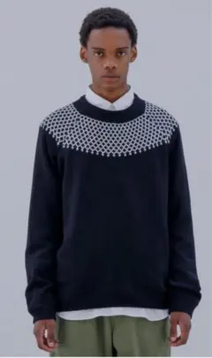 uniform experiment 23A/W 藤原ヒロシ着用ニット　サイズ2