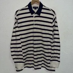 ブルックスブラザーズ BROOKS BROTHERS ボーダー ラガーシャツ L