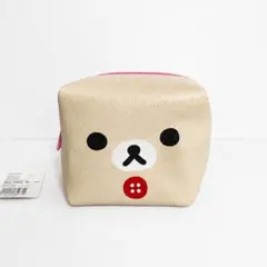 新品タグ付き コリラックマ フェイスポーチ キューブ型のサムネイル