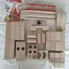 HABA Kugelbahn ボールトラックセット 知育玩具 木製 HABA クーゲルバーン 木製ボールトラックセット - メルカリ