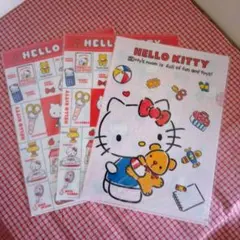 Hello Kitty クリアファイル 3枚セット