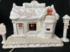 プレシャスモーメンツ　希少品！　シュガータウンシリーズ　ランプ　他２点