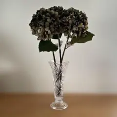 ⭐︎ 最終値下げ カットガラス　花瓶　フラワーベース　大きめ