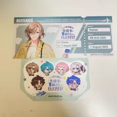 にじさんじ まねきねこ 七次元生徒会 叶 トラベルチケット