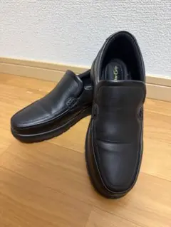 ブラックレザー ローファー スリッポン