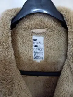 セマンティックデザインベージュジャケットLサイズ