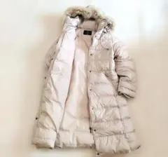 noa-ge ロングダウンコート Duvet ベージュ　アイボリー系　M　美品