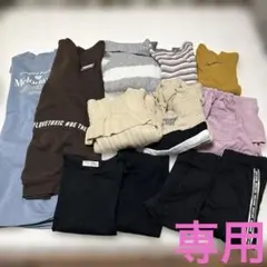 まとめ売り女子服(タートル セーター レギンス ズボン ワンピ等)150 17点