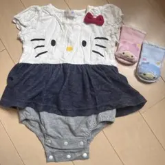 Hello Kitty ロンパース ベビーソックス セットのサムネイル