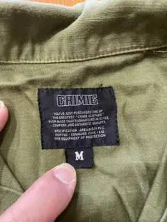 CRIMIE 半袖ワークシャツ カーキ Mのサムネイル