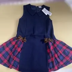 petit main ワンピース 100cm チェック柄