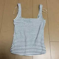 ZARA ボーダー タンクトップのサムネイル