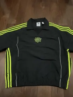 adidas always ウインドジャケット ブラック/グリーンのサムネイル