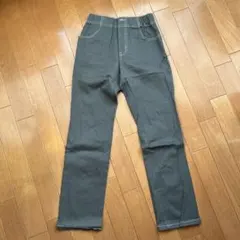 BREEZE グレー ストレートパンツ ウエストゴム 150