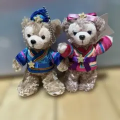 ダッフィー ぬいぐるみバッチ　ディズニーシー　シェリーメイ　七夕　2014 新品