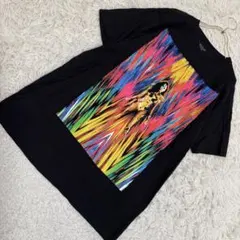 WONDER WOMAN プリントTシャツ ブラック L カジュアル イラスト