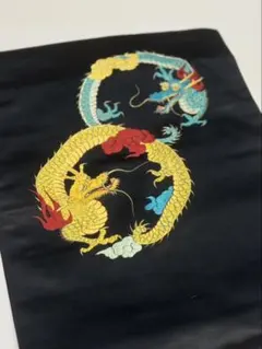 コバルト様　布団締め　金糸　刺繍　龍　布団太鼓　太鼓台　だんじり　山車　和柄 コバルト様 布団締め 金糸 刺繍 龍 布団太鼓 太鼓台 だんじり 山車 和