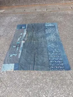 ギャッベ】手織りウールラグ 約144×206cm ブルー 引き取り限定 - メルカリ