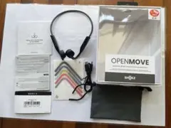 OPENMOVE 骨伝導イヤホン ブラック