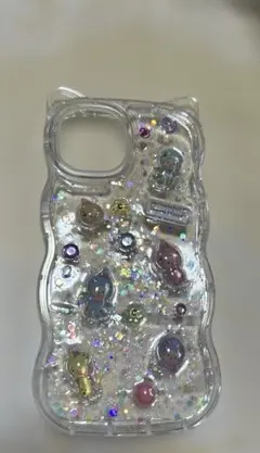 モンチッチ iPhone14/15ケース 猫耳付き