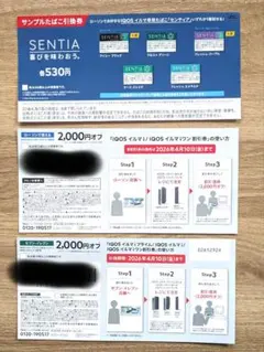 IQOSイルマ・IQOSイルマ1 割引券 2,000円オフ　引換券