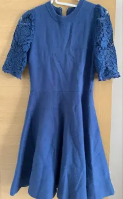 【アプワイザーリッシェ】ワンピース　ブルー　秋冬