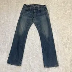 EDWIN メンズ デニムパンツ M 綿 コットン ストレッチ ブルー 伸縮性