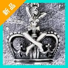 Justin Davis ジルコニア装飾ビーナスクラウンネックレス（クリア）