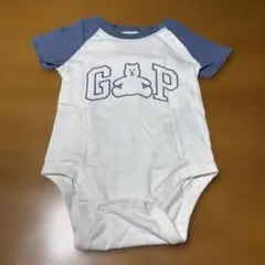 baby gap ロンパース GAPロゴ 12〜18m 80cm 股・肩ボタン