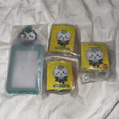 【未開封】ヒロアカ×ちいかわカードホルダー、フィギュア緑谷出久・爆豪勝己4点