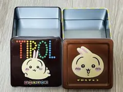 うさぎ チロルチョコ 缶のみ ２個セット