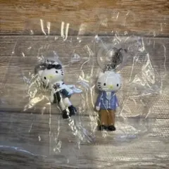 ハローキティ ミニチュア キーホルダー 2種セット