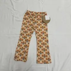 しまむら heidi レトロ花柄ロングパンツ 100