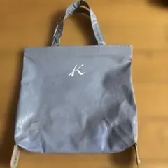 お値下げ！Kitamura トートバッグ ミニバッグ グレー ロゴ入りのサムネイル