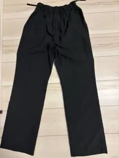 MIZUNO スラックス　黒 Sサイズ 黒 ストレートスラックス ウエスト調整可