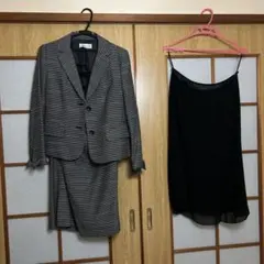 TOKYO IGINチェック柄ツイードスーツセット15号