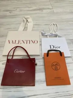 VALENTINO / Dior /Cartier /Hermès ショッパー