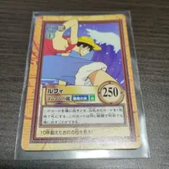 絶版】初期 ワンピースカードダス ハイパーバトル ルフィ ゴムゴムの銃